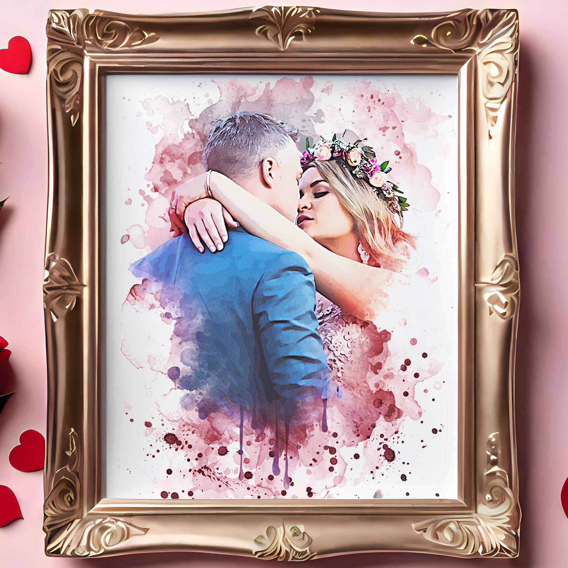 Custom Wedding Portrait